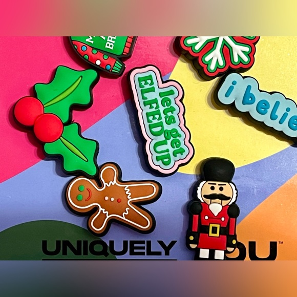 NWT Christmas Crocs Jibbitz Charms 10 Pieces - Picture 4 of 5